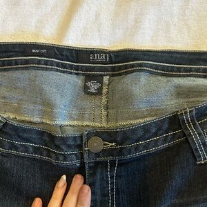 a.n.a Dark Indigo Boot Cut Jeans for Women